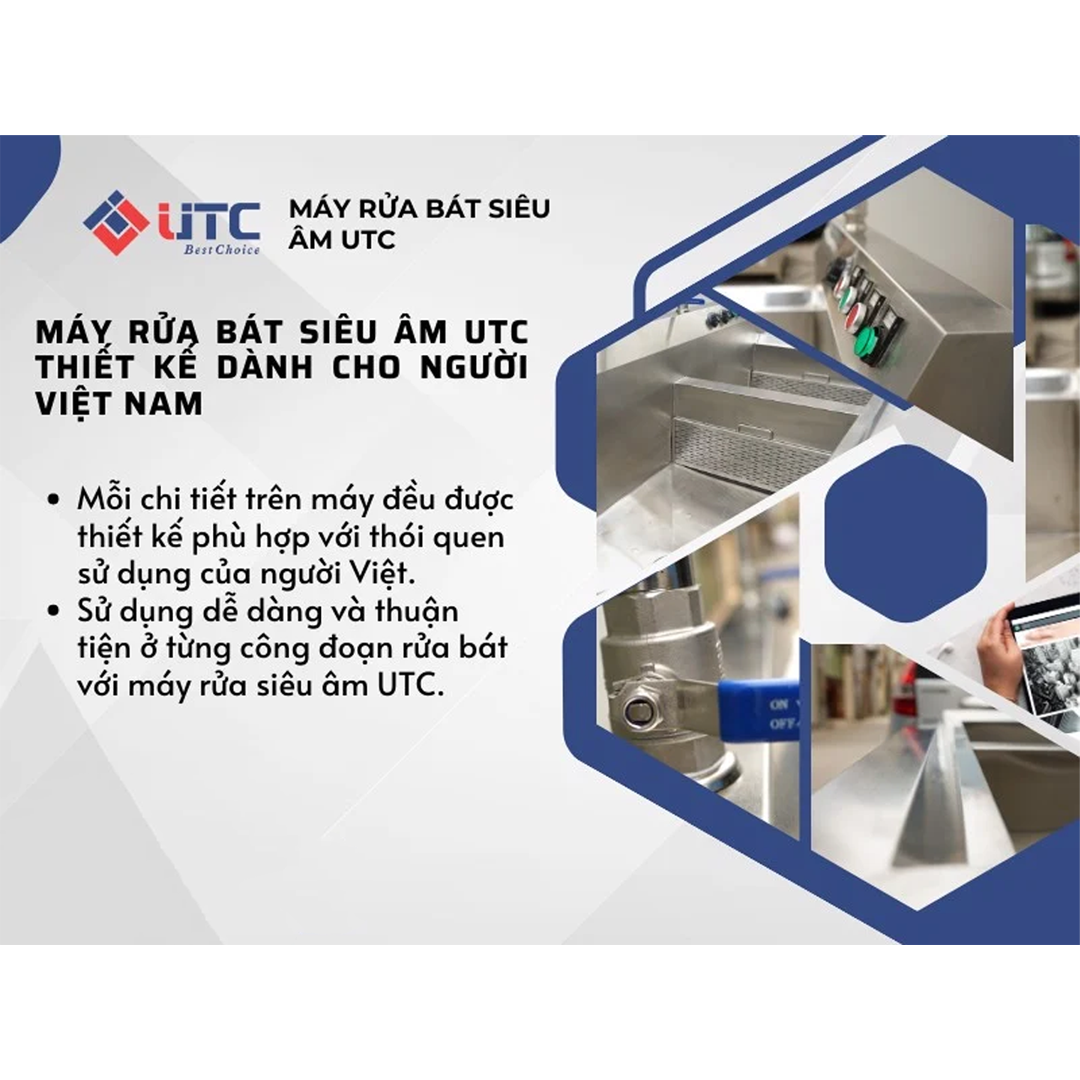 Máy rửa chén bát công nghiệp sóng siêu âm UTC-2000HD