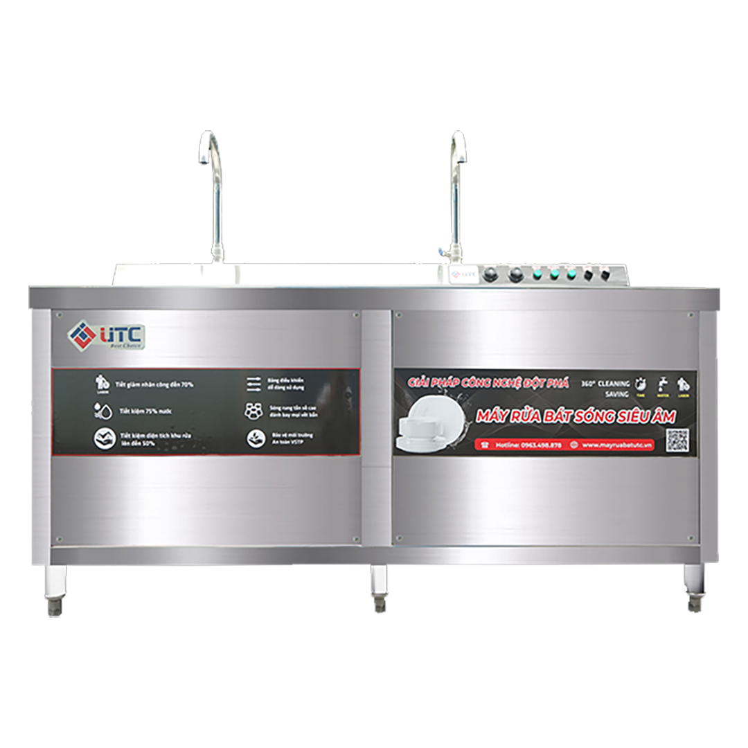 Máy rửa chén bát công nghiệp sóng siêu âm UTC-1800HD