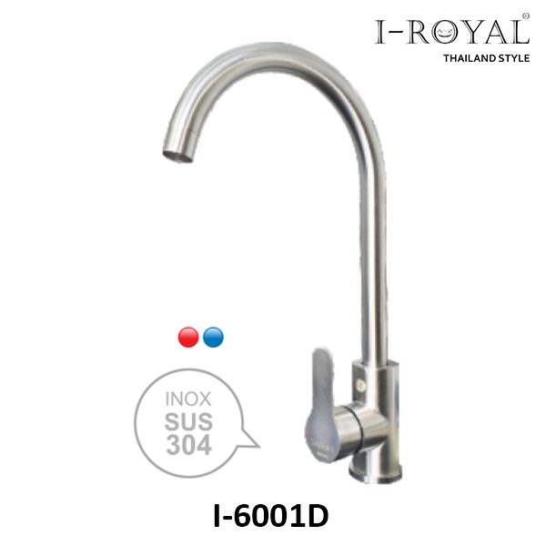 Vòi rửa nóng lạnh inox 304 I-Royal I-6001D