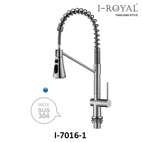 Vòi rửa dây rút inox 304 I-Royal I-7016-1