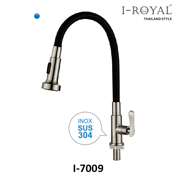 Vòi rửa inox 304 thân mềm I-Royal I-7009