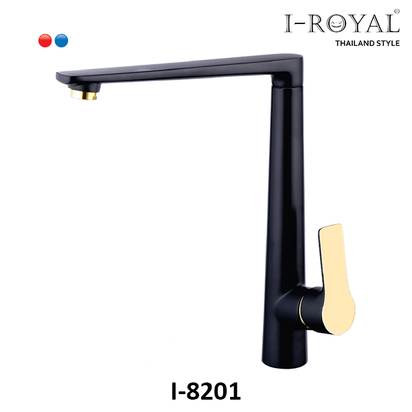 Vòi rửa nóng lạnh đồng mã tĩnh điện I-Royal I-8201