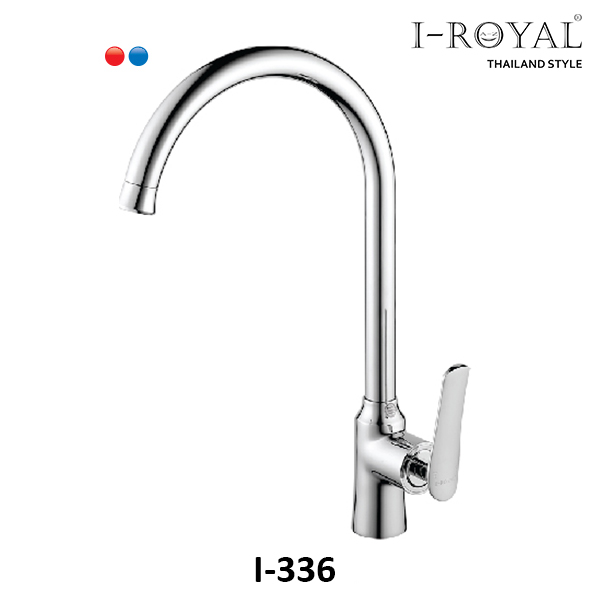 Vòi rửa nóng lạnh đồng thau mạ crome I-Royal I-336