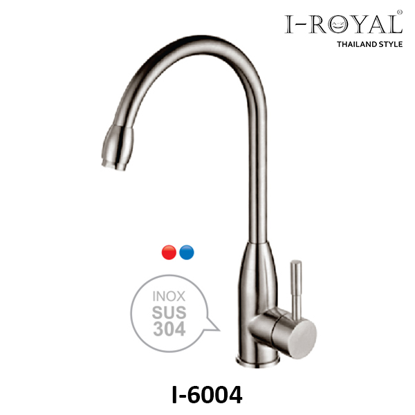 Vòi rửa  nóng lạnh inox 304 I-Royal I-6004