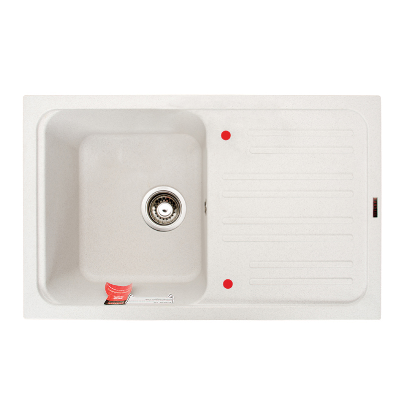 Bồn rửa bằng đá nhân tạo Waltz740 WAL1-10/Arena Xám tro