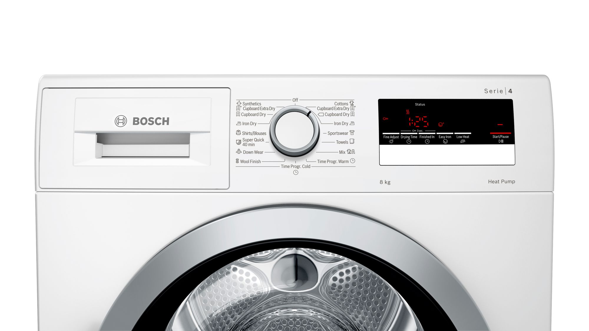 Máy sấy tụ hơi bơm nhiệt 8kg Bosch HMH.WTR85V00SG SERIE 4