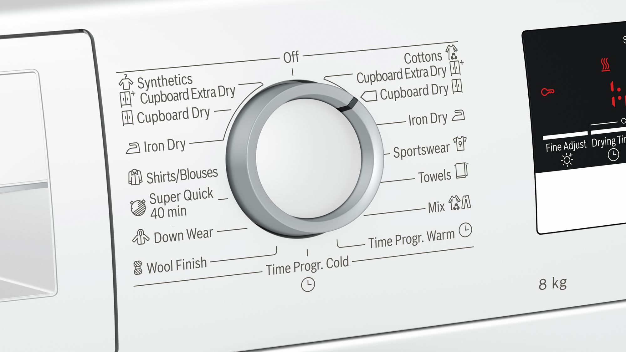 Máy sấy tụ hơi bơm nhiệt 8kg Bosch HMH.WTR85V00SG SERIE 4