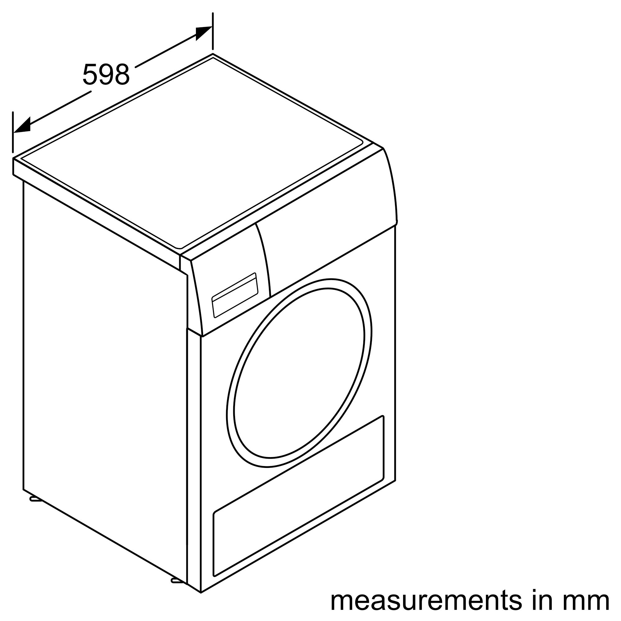 Máy sấy tụ hơi bơm nhiệt 8kg Bosch HMH.WTR85V00SG SERIE 4