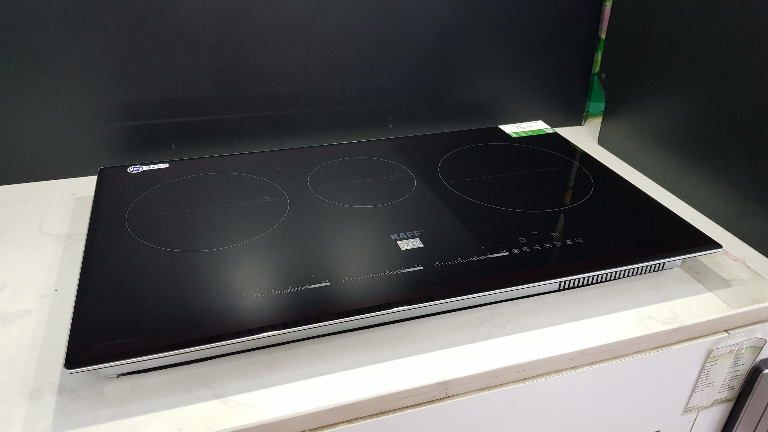 (Combo) Bếp từ 3 vùng nấu Kaff KF-IG3001II