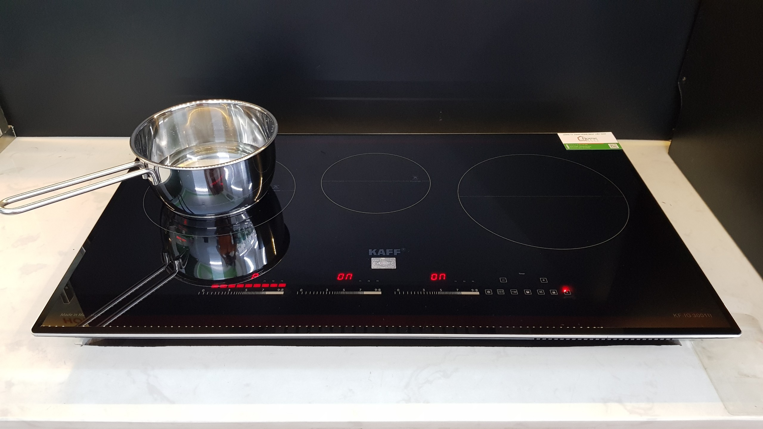 (Combo) Bếp từ 3 vùng nấu Kaff KF-IG3001II