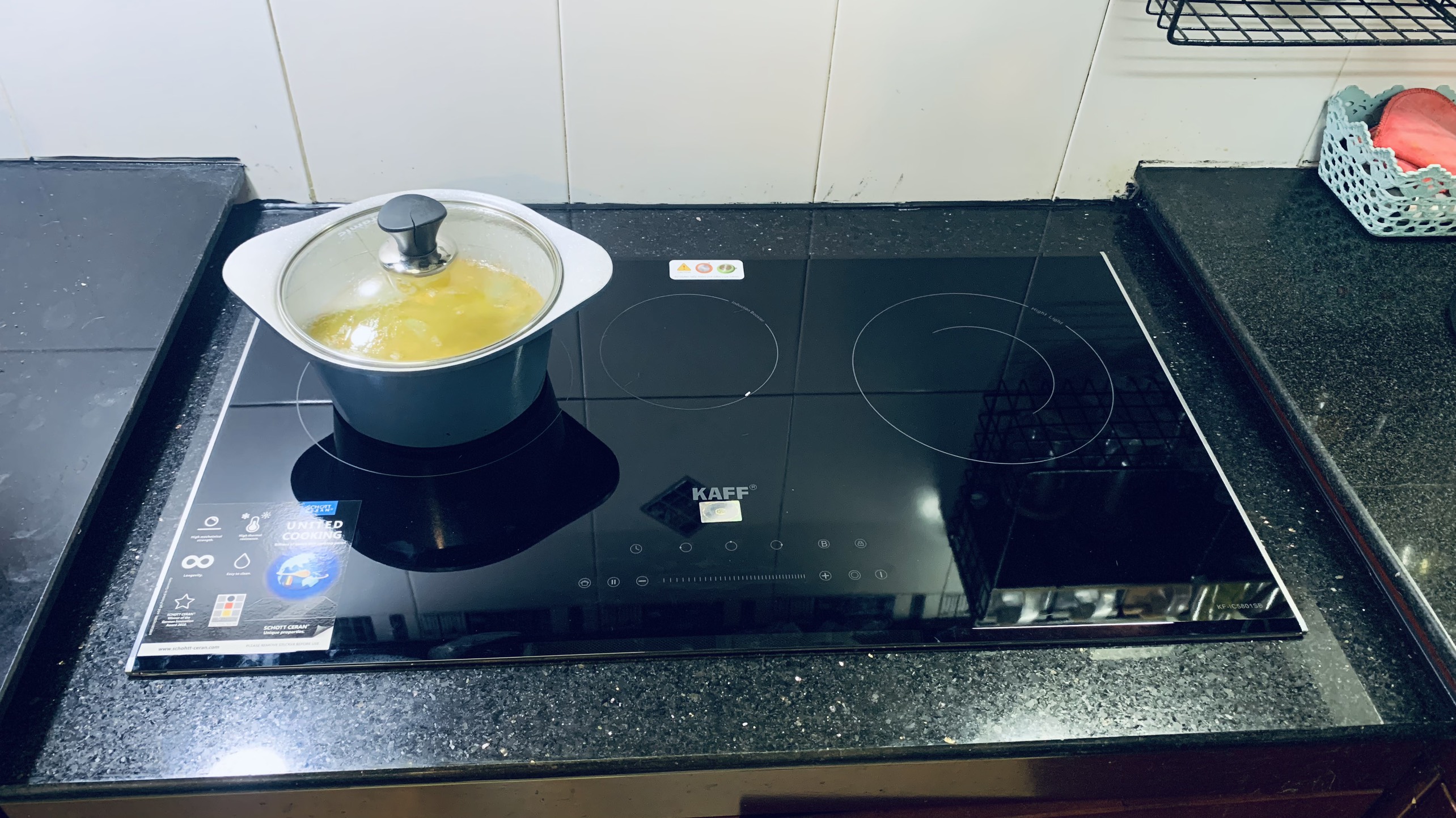 Bếp từ kết hợp hồng ngoại Kaff KF-IC5801SB