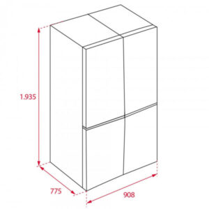 Tủ lạnh 4 cánh TEKA RMF 77920 EU SS