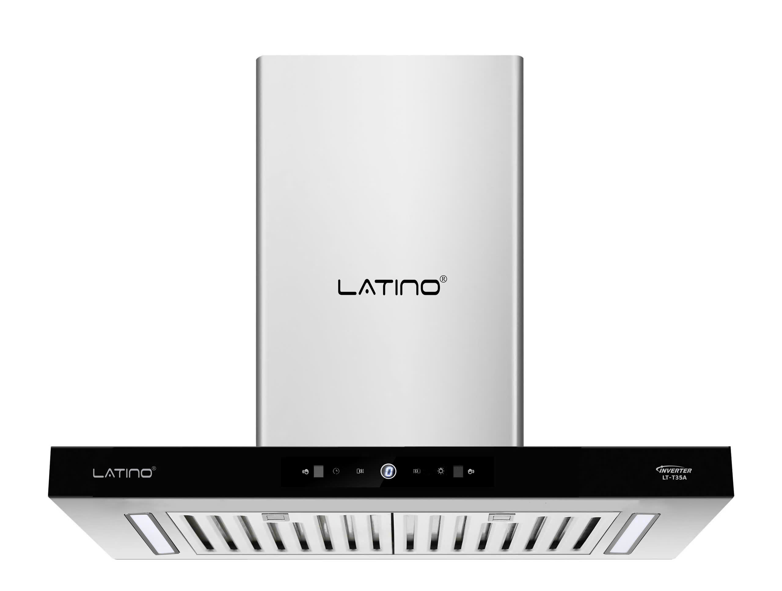 Máy hút khói, hút mùi kính ngang Latino LT-T35A (điều khiển cảm biến vẫy tay)