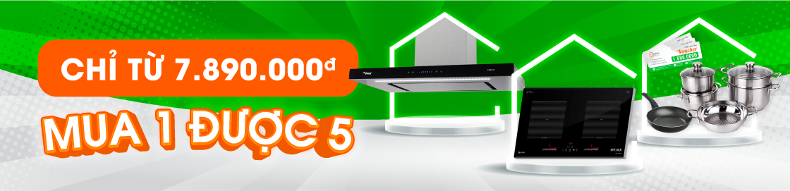 Banner Combo bếp điện bếp từ