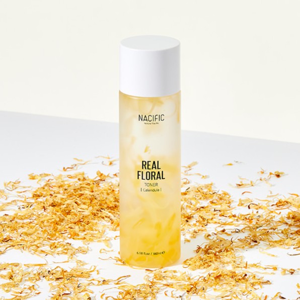 Nước hoa hồng dưỡng ẩm ngăn ngừa lão hóa Nacific Real Floral Toner Calendula 180ml Nước Hoa Hồng Dưỡng Ẩm Ngăn Ngừa Lão Hóa Nacific Real Floral Toner Calendula 180Ml