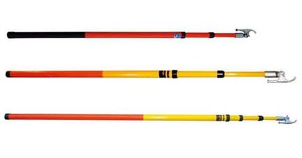 Sào thao tác, tiếp địa