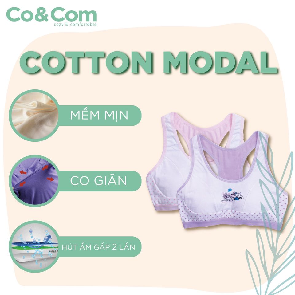 VÌ SAO MẸ NÊN CHỌN ÁO LÓT VẢI COTTON MODAL CHO CON