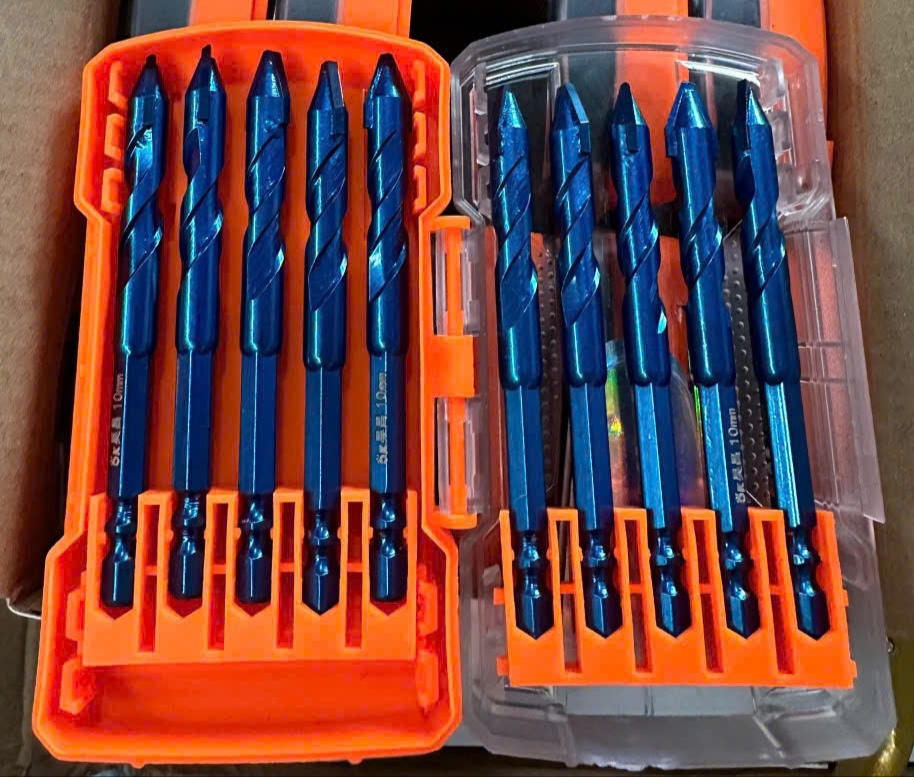 Mũi 2 cạnh lệch tâm màu xanh đủ size