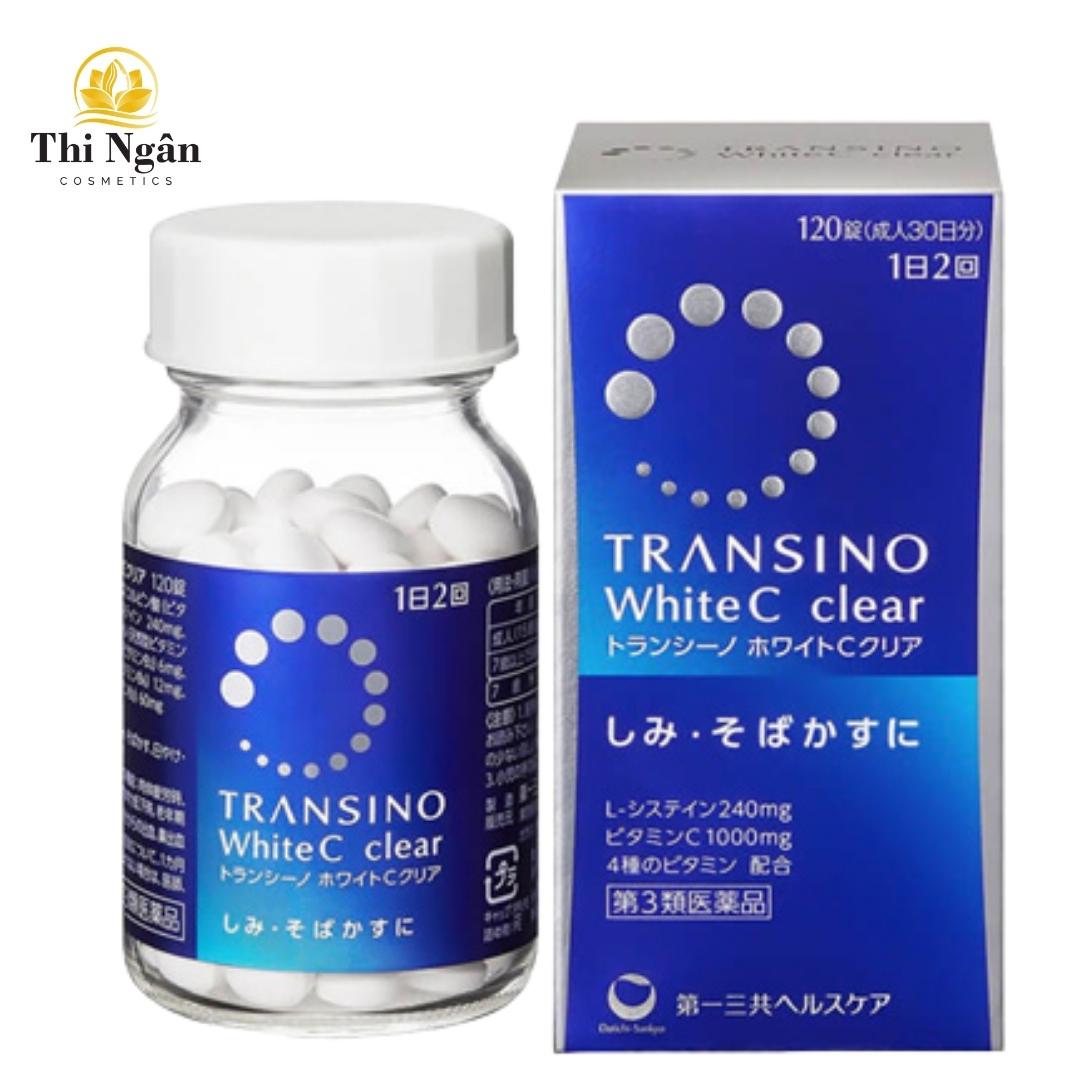 Transino White C Clear 120 viên mẫu mới 2021