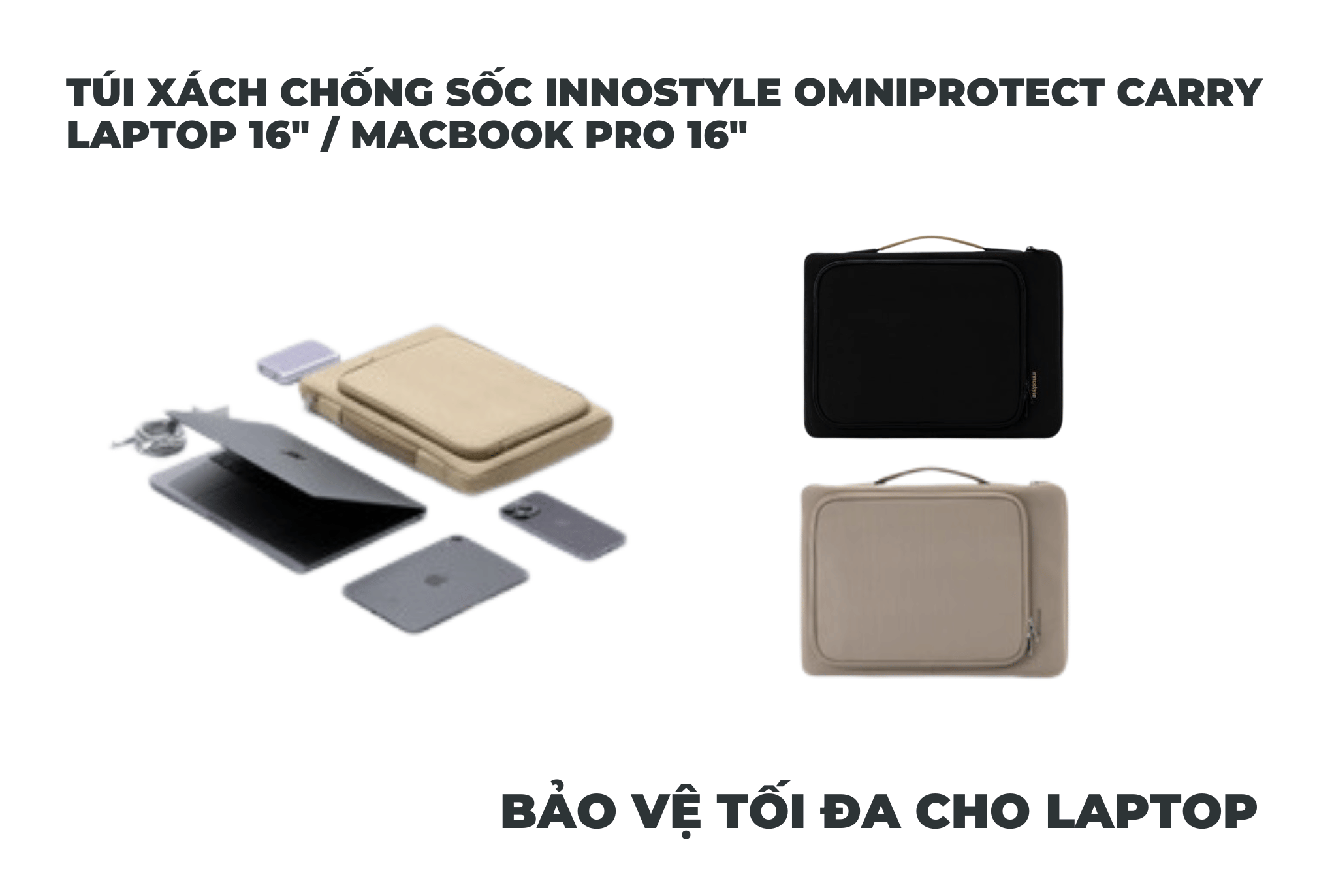 Túi xách chống sốc innostyle OmniProtect carry Laptop 16