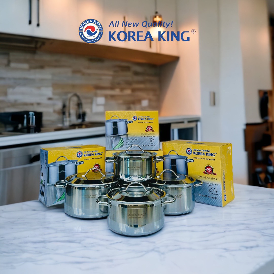 NỒI INOX 5 LỚP ĐÁY LIỀN KOREA KING – BỀN BỈ CÙNG THỜI GIAN, NẤU ĂN CHUẨN NGON MỖI NGÀY