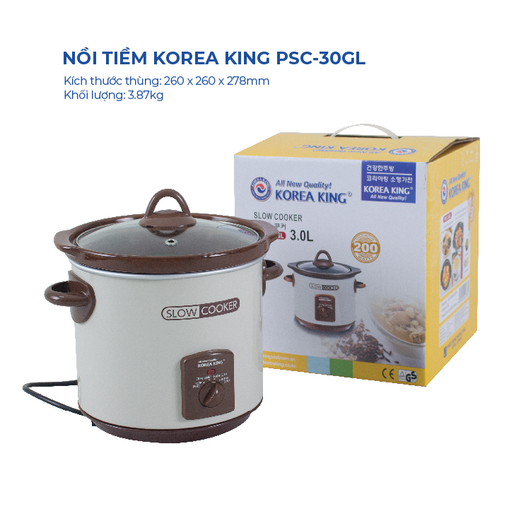 Nồi tiềm Korea King PSC-30GL