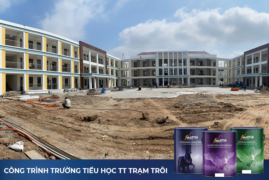 Công trình trường tiểu học thị trấn Trạm Trôi