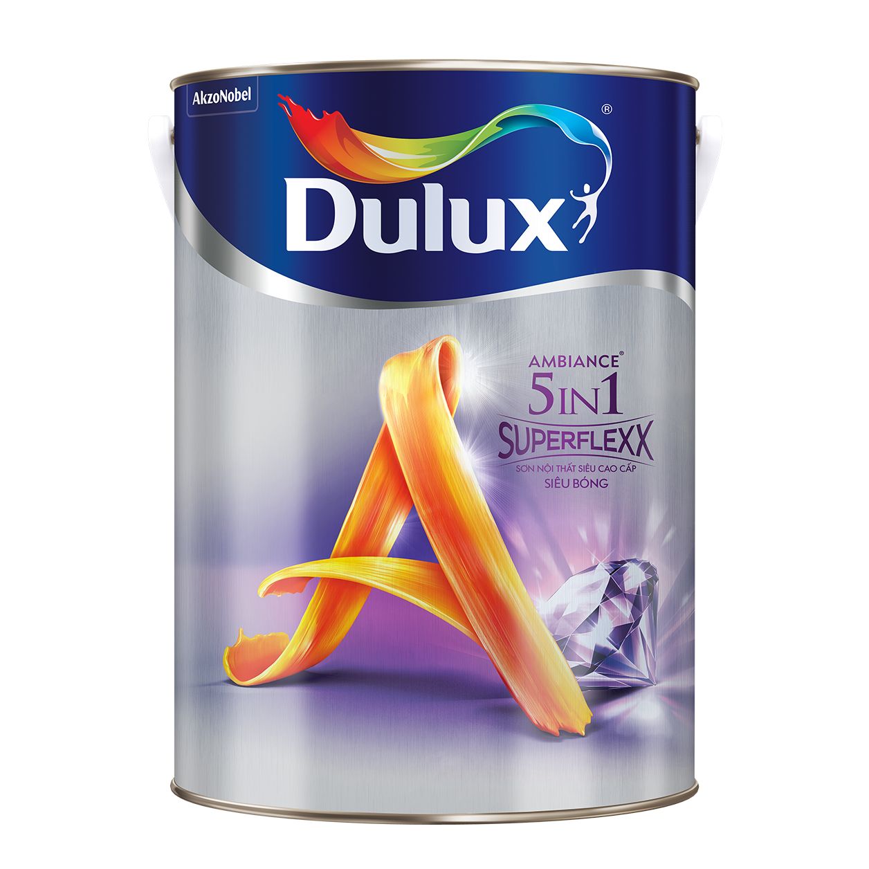 DULUX AMBIANCE 5IN 1 SUPERFLEXX PEARL GLOW Bóng mờ - Z611