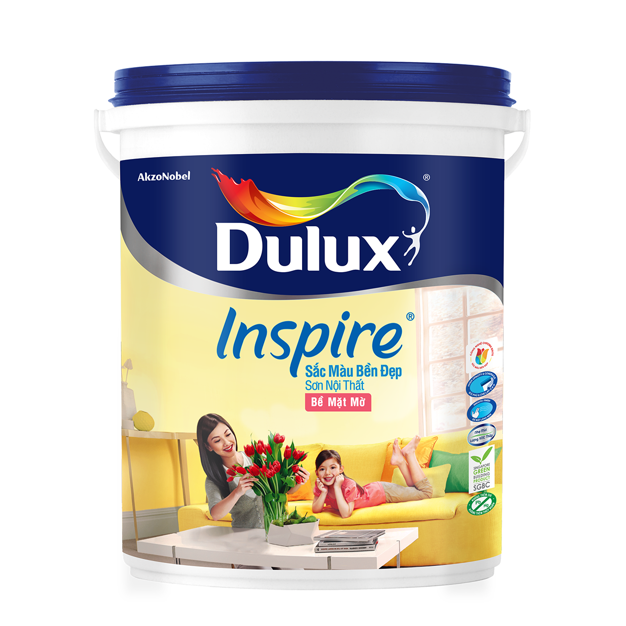 DULUX INSPIRE Bề mặt MỜ - 39A MÀU