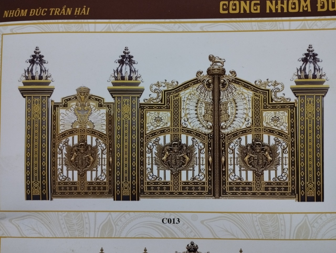 Cổng Nhôm Đúc