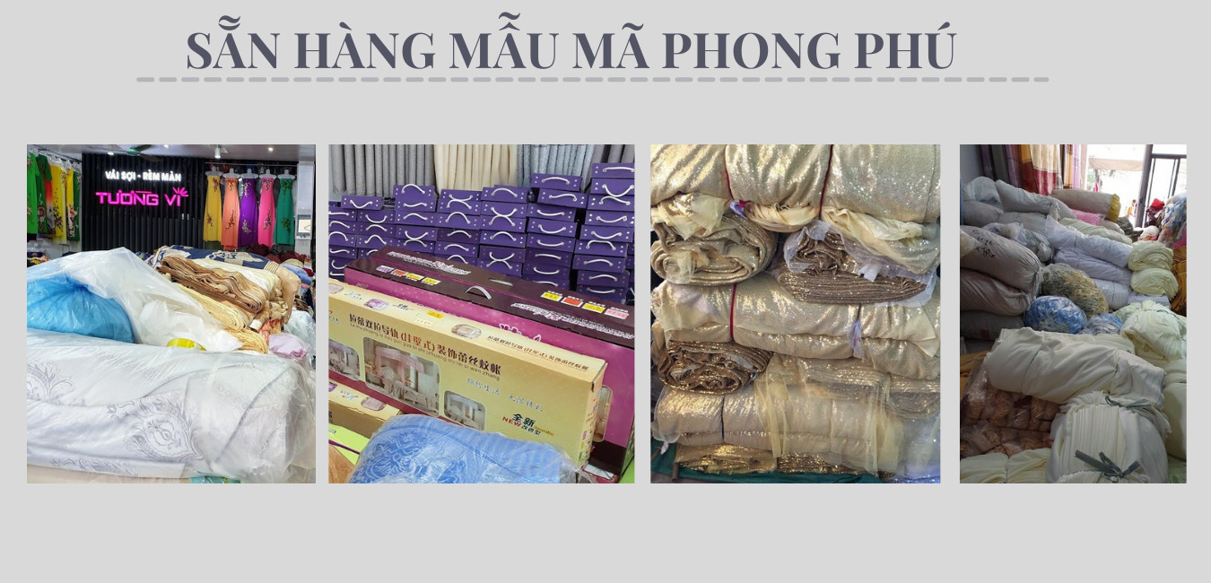 vải sợi rèm màn Tường Vi