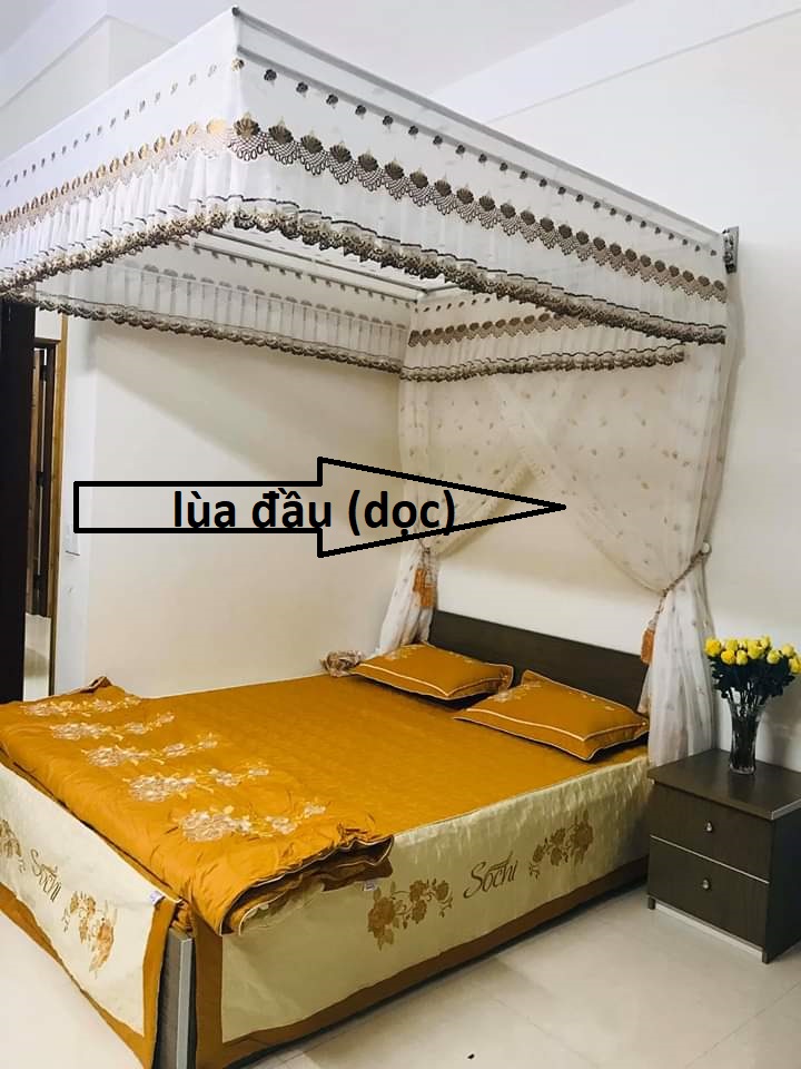 Mùng khung lùa dọc vuông inox