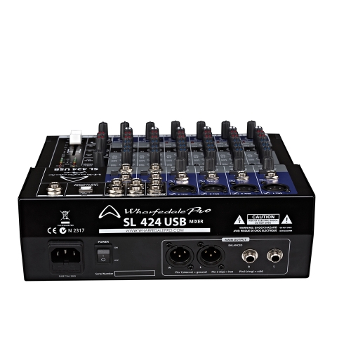 Mixer Wharfedale Pro SL424USB (8 cổng tín hiệu vào)