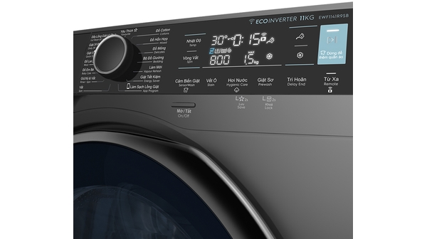 Máy giặt Electrolux EcoInverter 11 kg - EWF1141R9SB Cao cấp