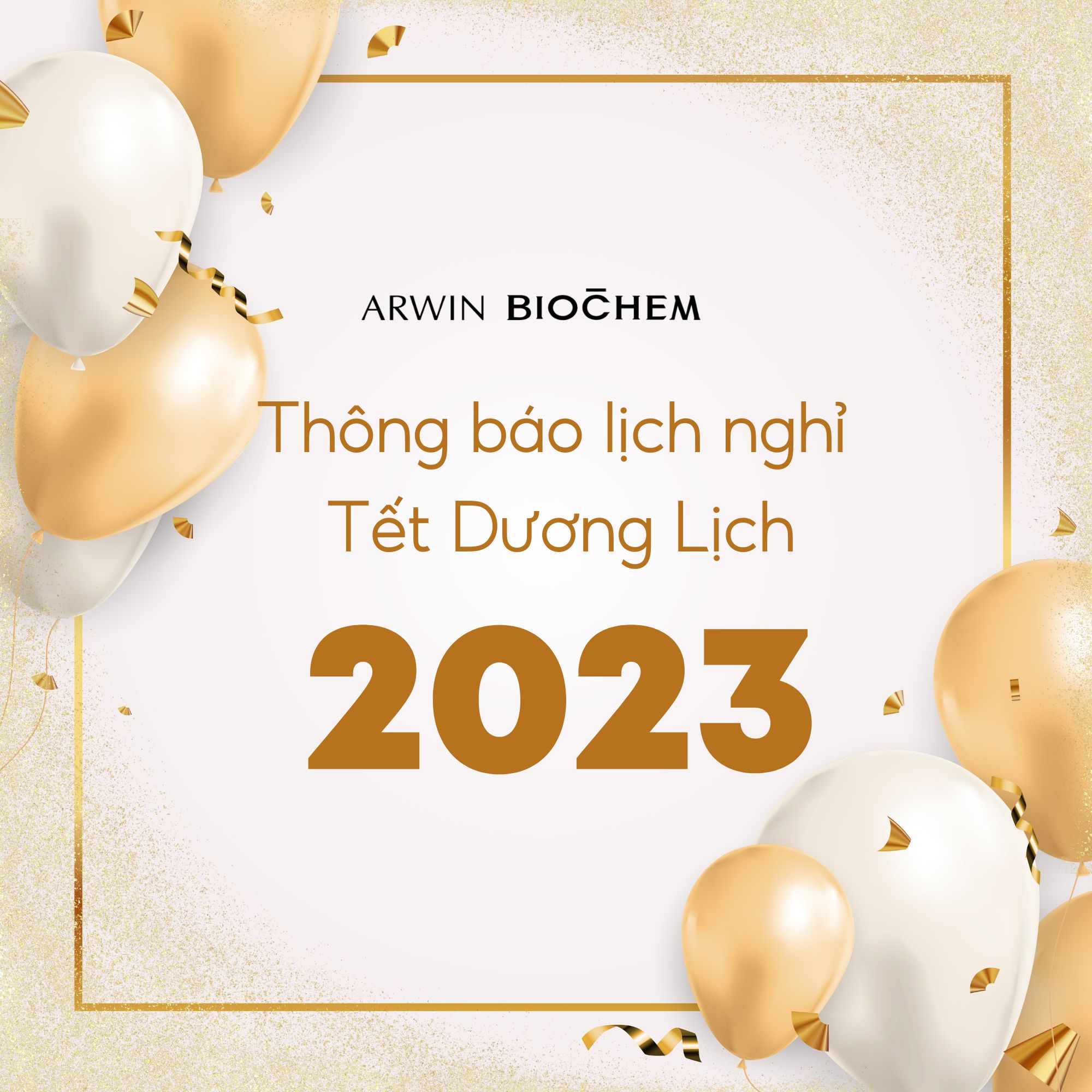 THÔNG BÁO NGHỈ TẾT DƯƠNG LỊCH 2023