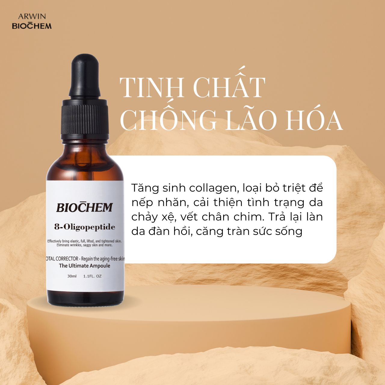 tinh chất chống lão hóa 8-Oligopeptide Biochem