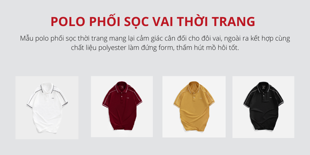 Áo thun polo tay ngắn sọc vai LADOS - LD9111 9111