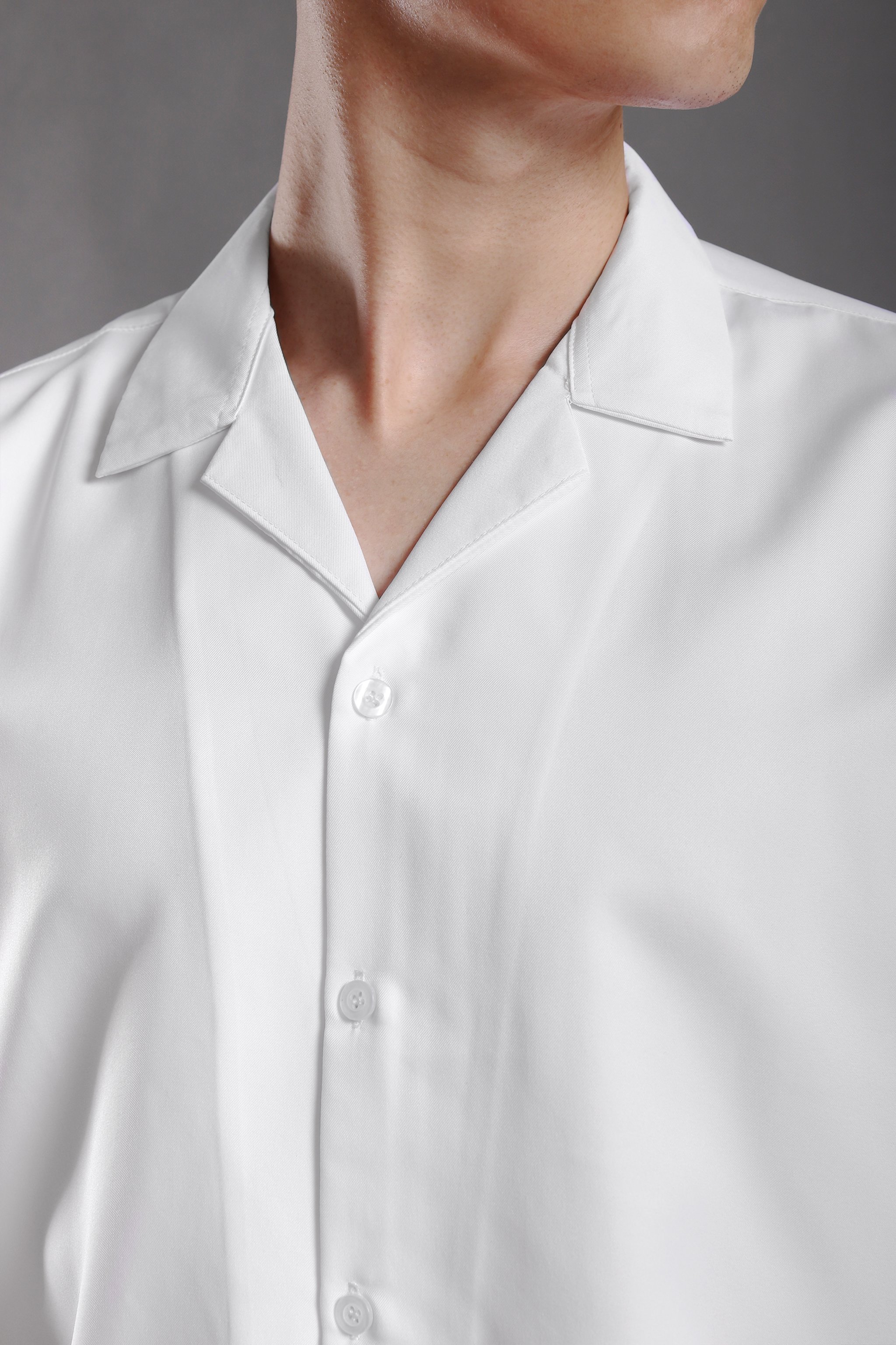 Mua Áo sơ mi tay ngắn nam nữ form rộng  kiểu sơ mi cổ vest unisex Hàn  Quốc chất vải lụa dãn SMVN00  Tiki