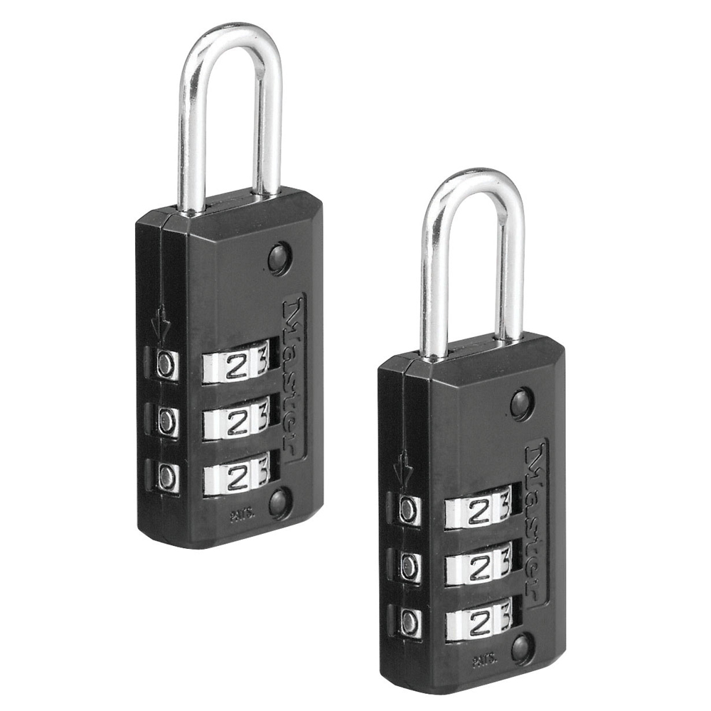 Khóa số MASTER 646 màu đen 20mm