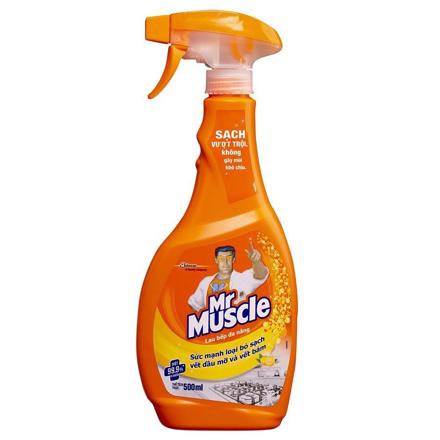 Nước lau bếp đa năng Mr Muscle 500ml