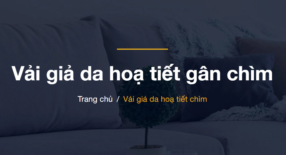 Vải giả da hoạ tiết chìm