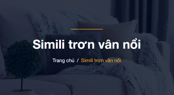 Simili trơn vân nổi