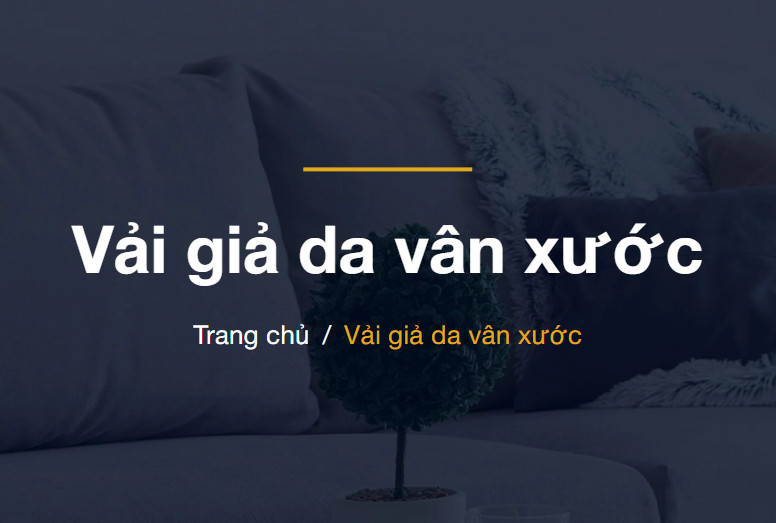 Vải nhung vân xước