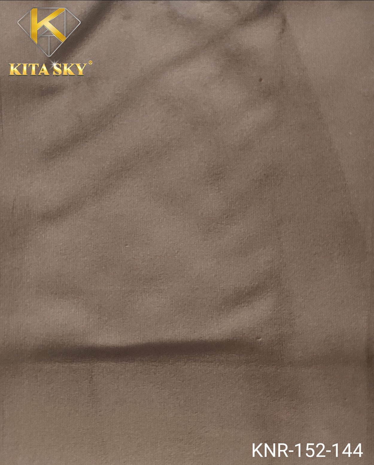 KITA-KNR-152-144 (Note 133): VẢI NHUNG R-NÂU ĐẬM