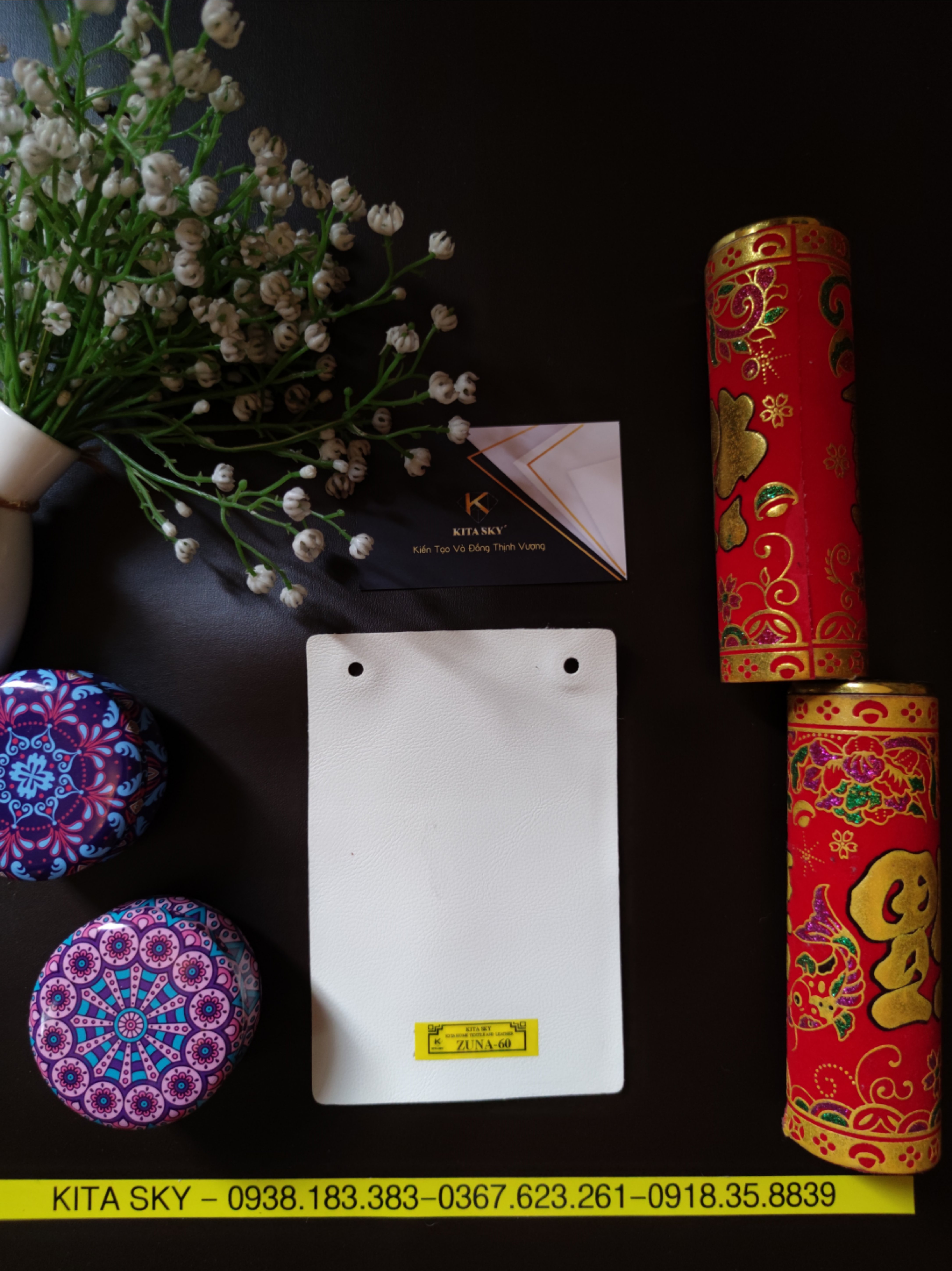 KITA-ZUNA-60:-MÀU TRẮNG TINH REAL-WHITE VÂN CHÌM