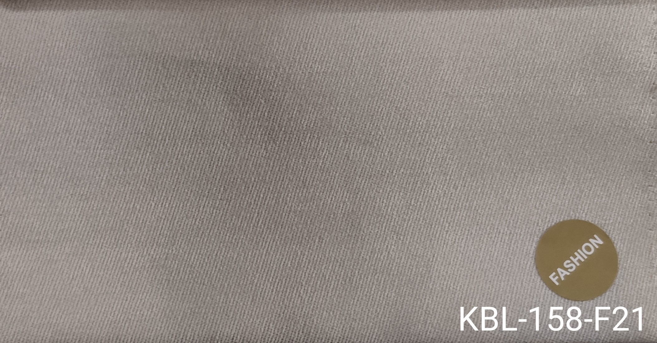 KITA-KBL-158-F21: VẢI BỐ NHUNG MỊN XÁM TRẮNG NHẠT