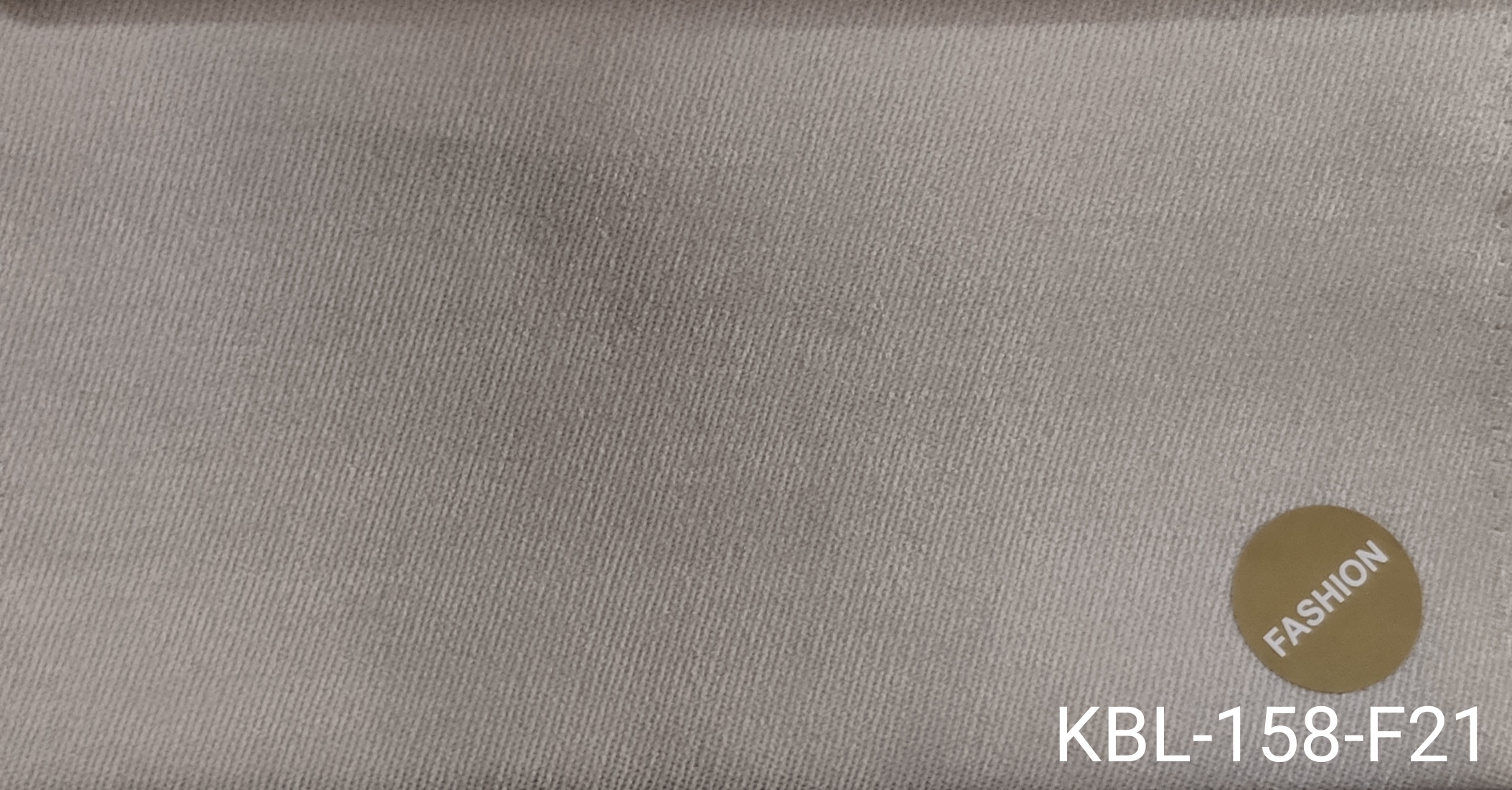 KITA-KBL-158-F21: VẢI BỐ NHUNG MỊN XÁM TRẮNG NHẠT
