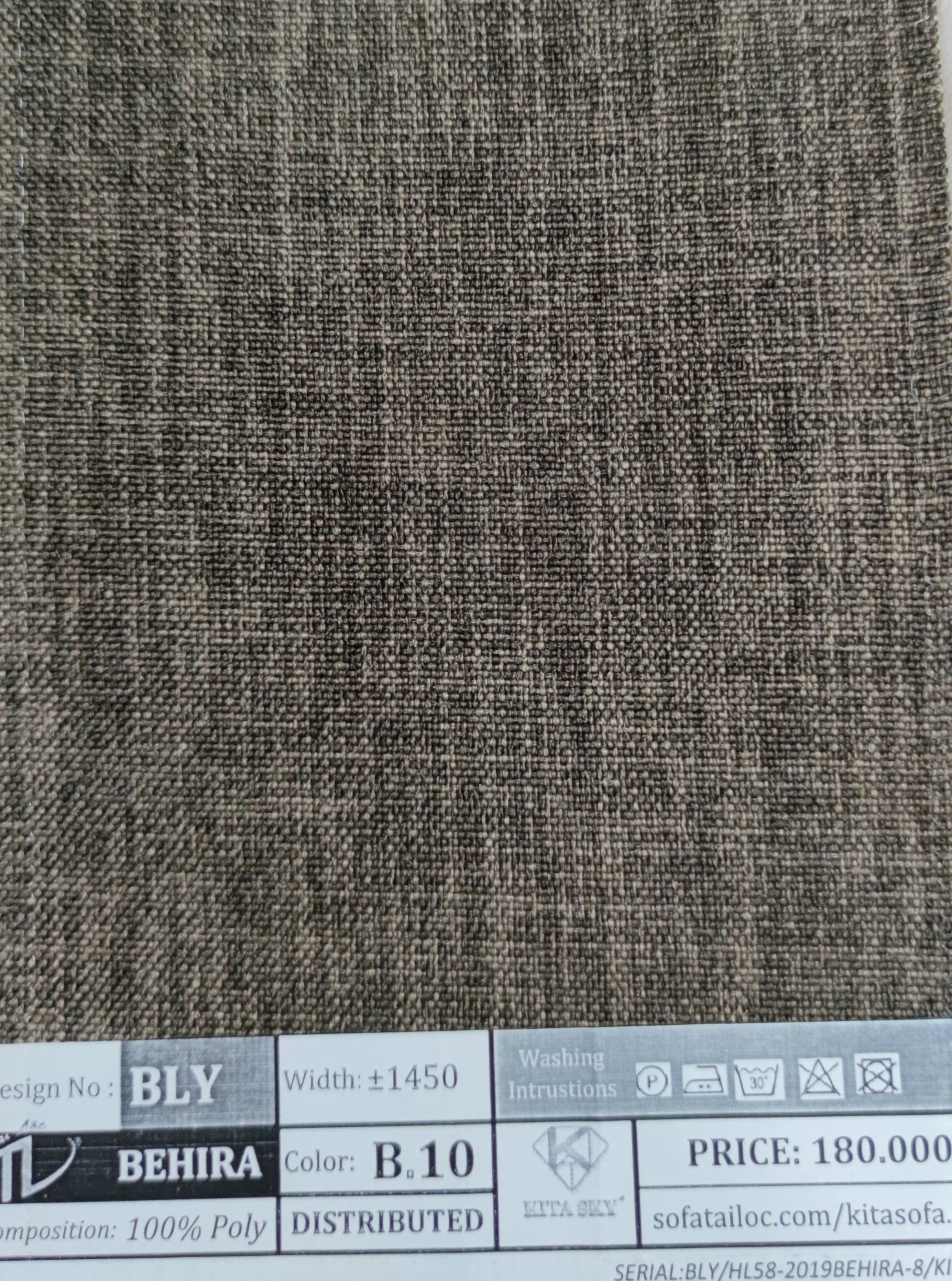 KITA-BEHIRA.10-VẢI BỐ NÂU ÂM DƯƠNG NHẠT
