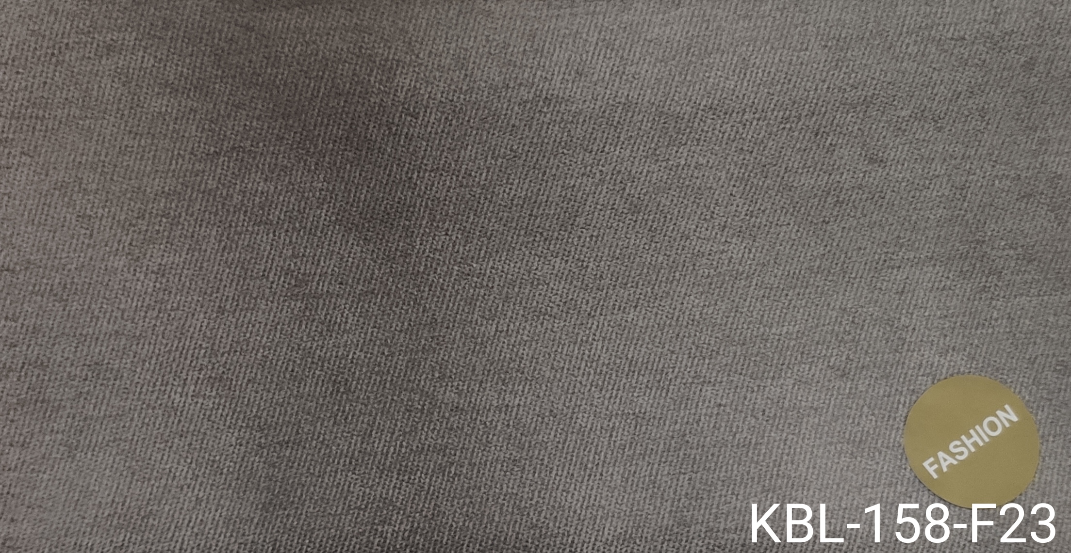 KITA-KBL-158-F23: VẢI BỐ NHUNG MỊN XÁM TRO