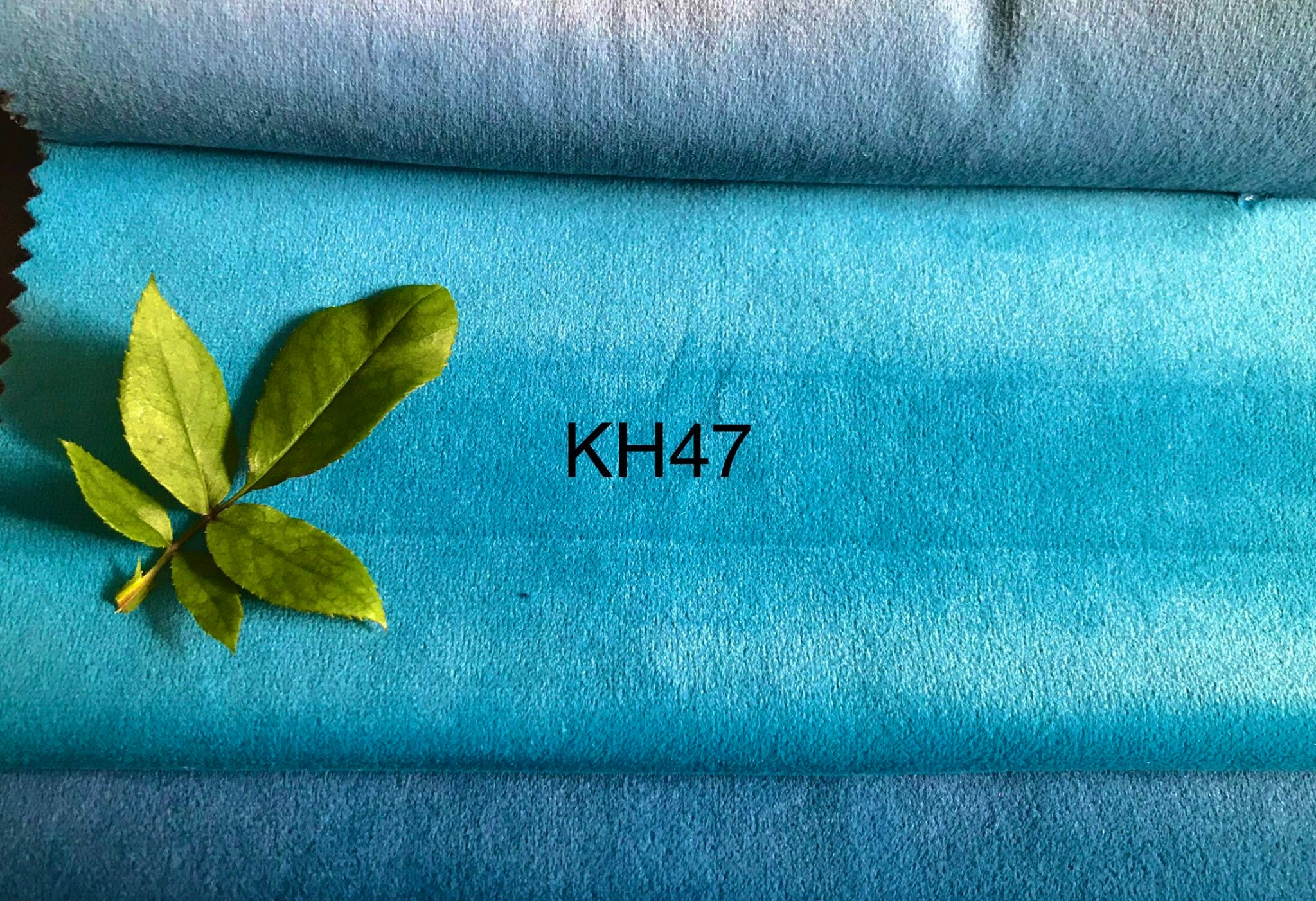 KITA-SAMI-KH-47:-VẢI NHUNG CAO CẤP - MÀU XANH VỎ BÌNH